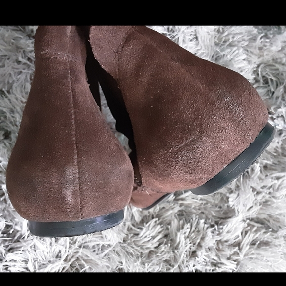 Suede ankle booties **SOLD ON MERCARI** - Picture 7 of 8